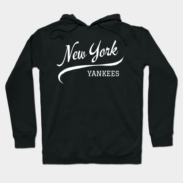 New York Yankees Wave Hoodie by CityTeeDesigns